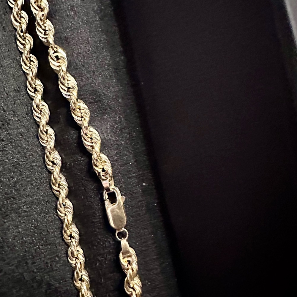 24 inch Gold Rope Chain